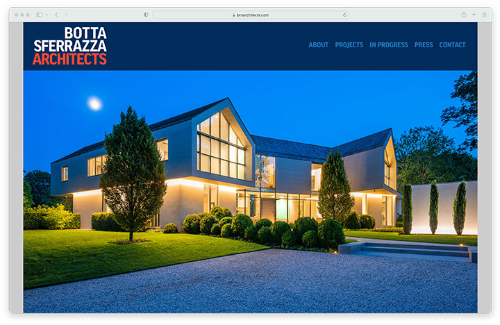 Website - Botta Sferrazza Architects